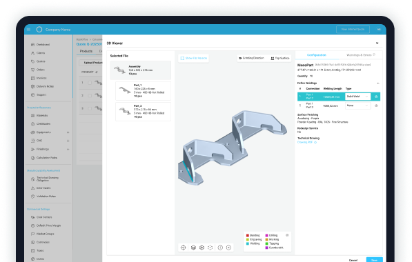 Order management view